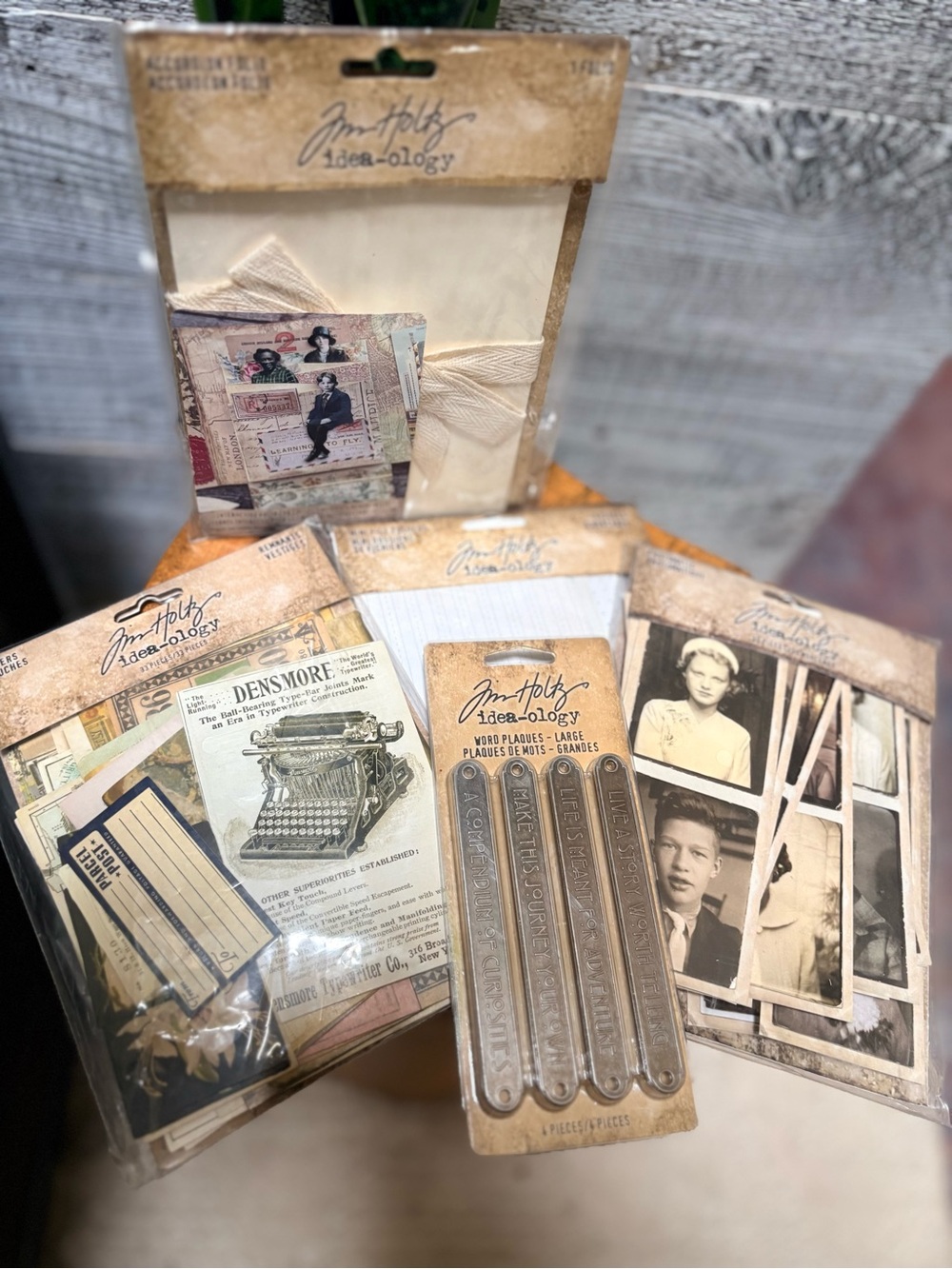 Tim Holtz | NEW Idea-ology Scrapbooking Ephemera Layers Bundle